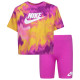 Nike Παιδικό σετ Boxy Tee & Bike Shorts Set Nike Παιδικό σετ Boxy Tee & Bike Shorts Set